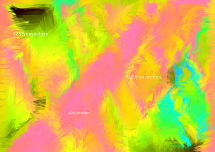 Abstract Color Brushstrokes