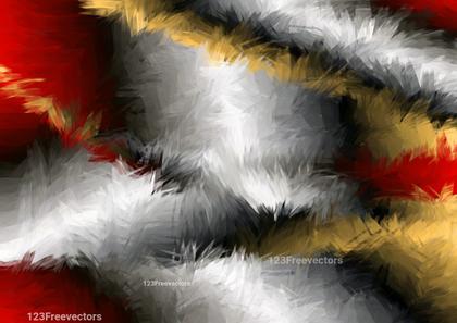 Abstract Brushstroke Composition