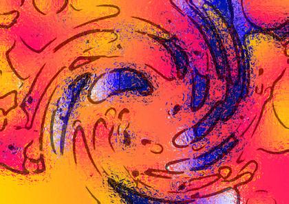 Swirling Abstract Composition