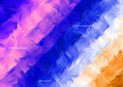 Abstract Brushstroke Composition