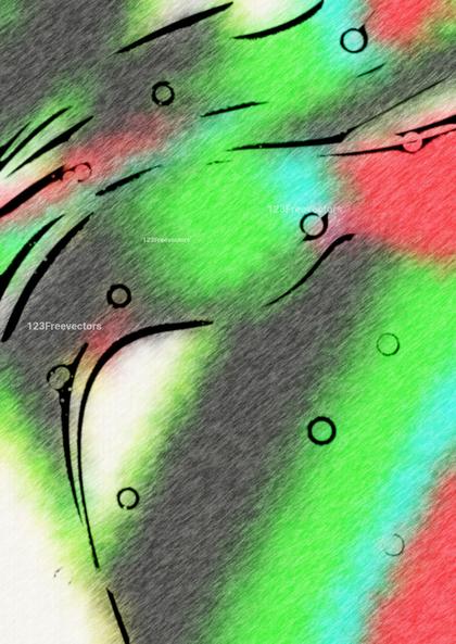 Abstract Strokes and Circles