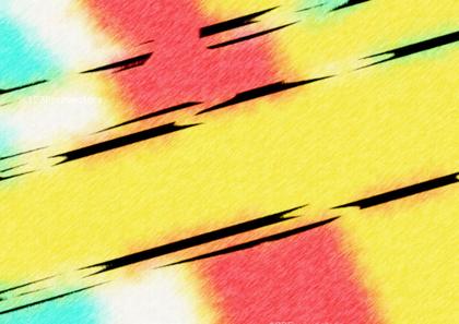 Colorful Abstract with Black Streaks