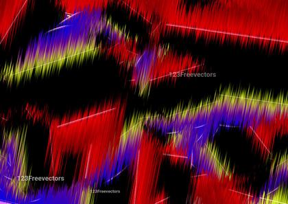 Abstract Burst of Colors