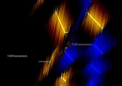 Abstract Blue and Gold Strokes