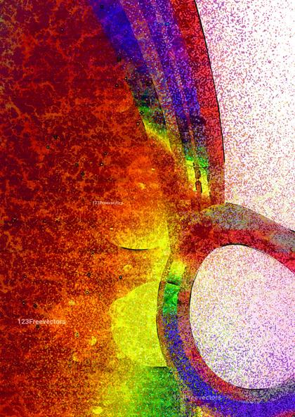 Abstract Rainbow Shapes