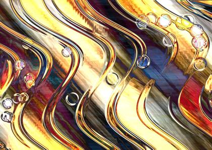 Flowing Gold and Glass