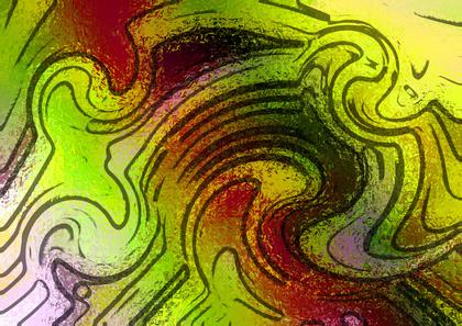 Swirling Abstract Composition