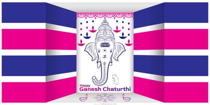 Happy Ganesh Chaturthi Background Design