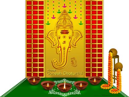 Ganesh Chaturthi Background Design