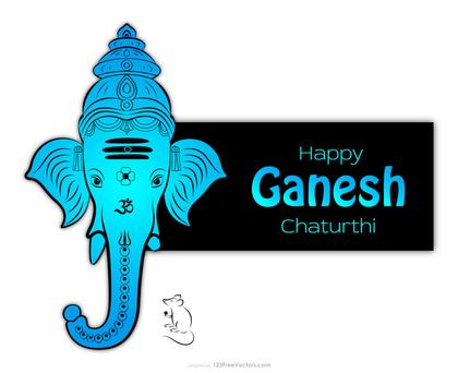 Happy Ganesh Chaturthi Greeting Card