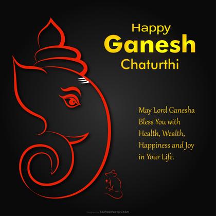 Happy Ganesh Chaturthi Background