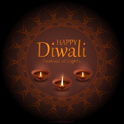 Diwali Diya Background