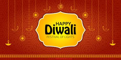 Diwali Greeting Vector