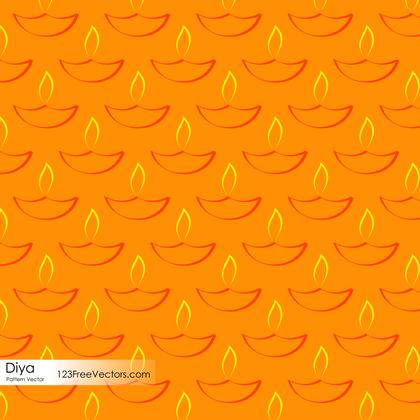 Diya Pattern Vector