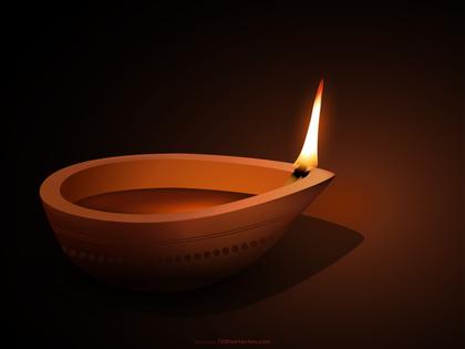 Single Diya Image