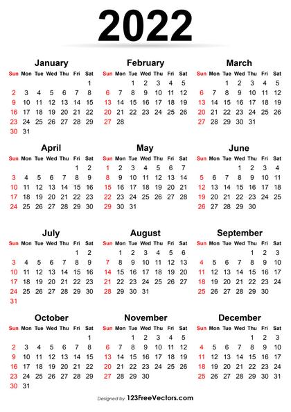 Printable Calendar 2022