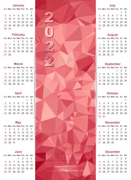 Calendar 2022 Vector Design