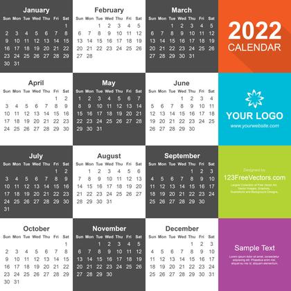 Free Download Calendar 2022