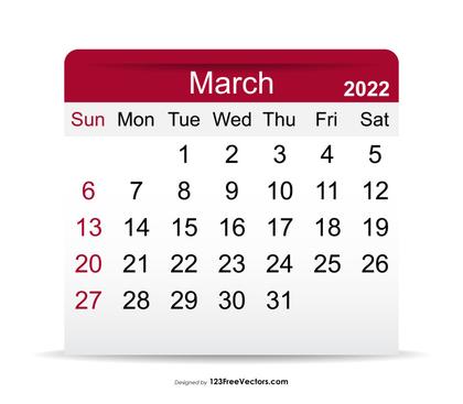 March 2022 Calendar
