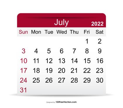 July 2022 Calendar