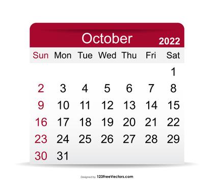 October 2022 Calendar