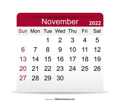 November 2022 Calendar
