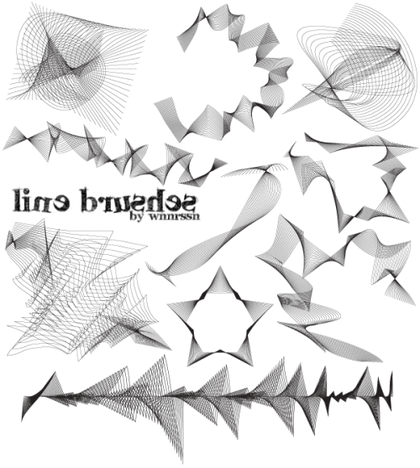 Vector Wave Lines Shapes