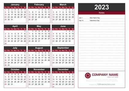 Free Printable Calendar 2023