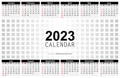 Annual Calendar 2023