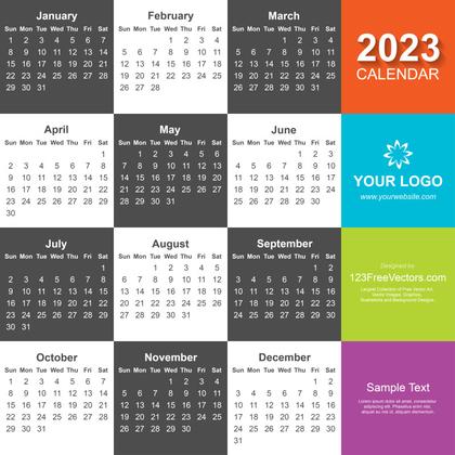 Free Download Calendar 2023