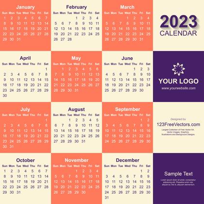2023 Calendar PDF Free Download
