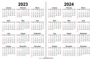 2023 2024 Calendar