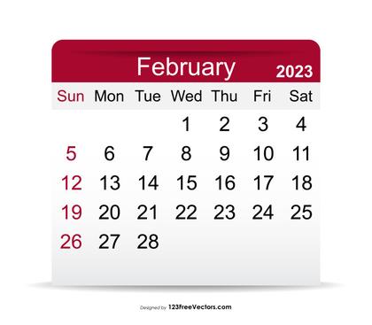 2023 February Calendar