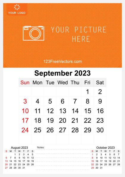 Wall Calendar September 2023