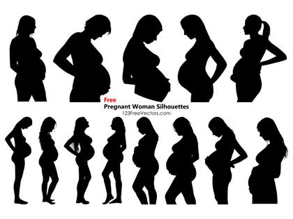 A Unique Assortment of Pregnant Woman Vectors