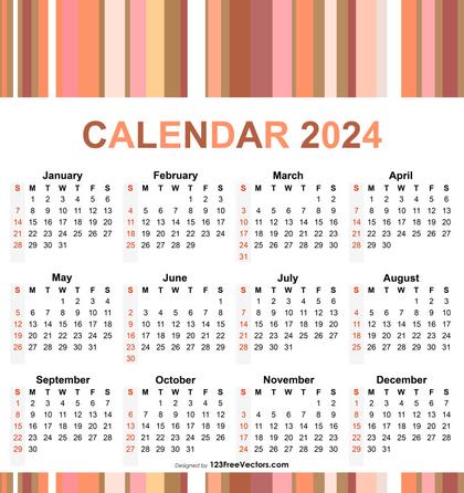 2024 Year Calendar
