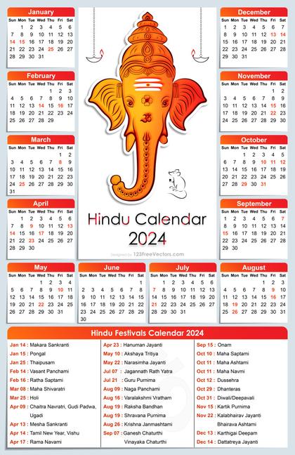 2024 Hindu Calendar