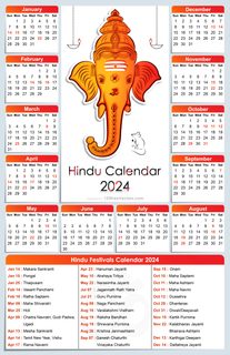 2024 Hindu Calendar