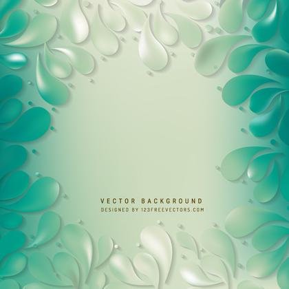 Light Turquoise Arc-Drop Background Design