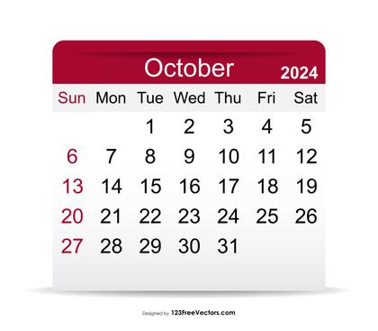 2024 October Calendar
