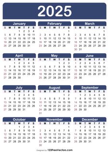 Calendar Template 2025
