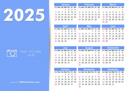 2025 Yearly Calendar