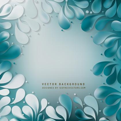 Turquoise Arc Drops Background