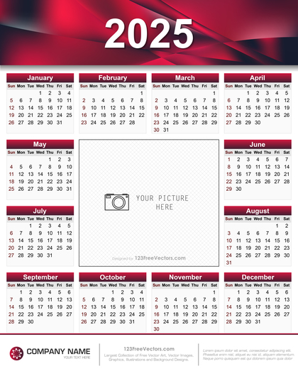 2025 Calendar Printable