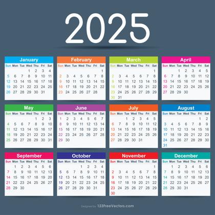 2025 Calendar