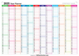2025 Year Planner