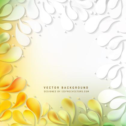 Abstract Light Yellow Arc Drops Background
