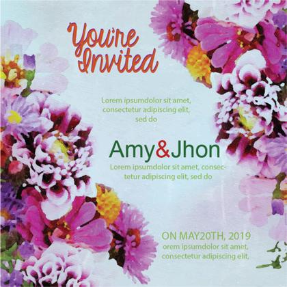 Artistically Curated Collection of Invite Vectors & Templates