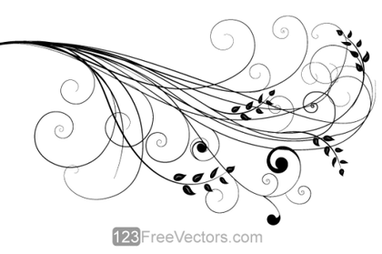 Vector Floral Design 6