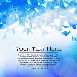 Cobalt Blue Polygonal Background Design